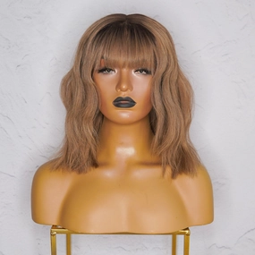 HAZEL Fringe Human Hair Lace Front Wig **READY TO SHIP**