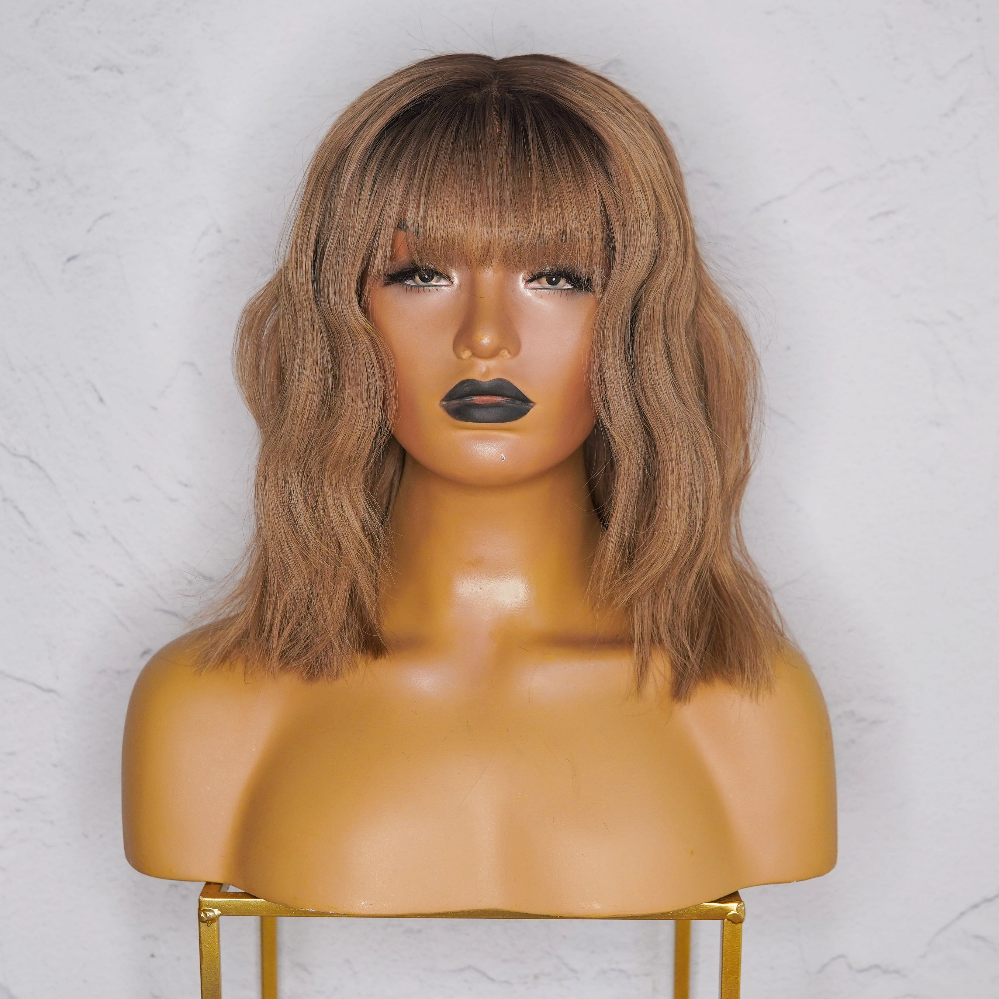 HAZEL Fringe Human Hair Lace Front Wig