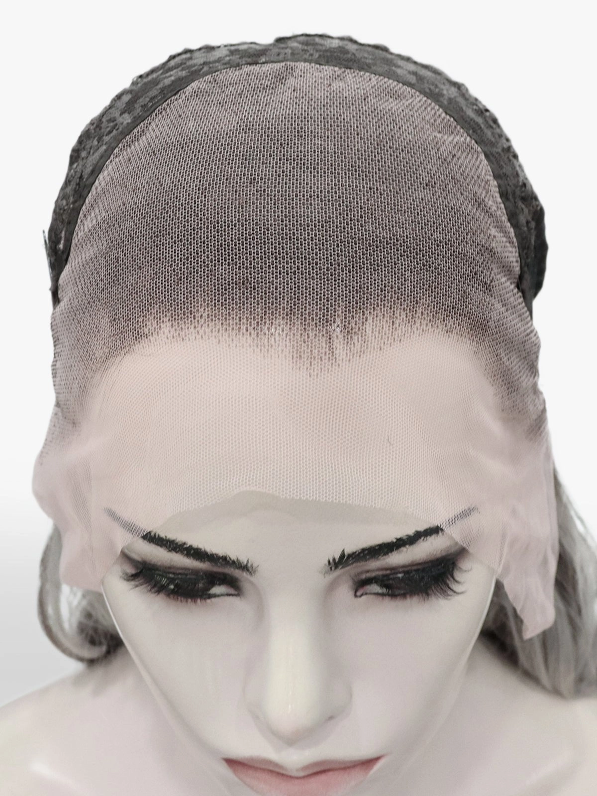 Imstyle-Elena-New Ash Blonde with soft rooting Curly 26inches 13*4 Free Parting lace Front wig