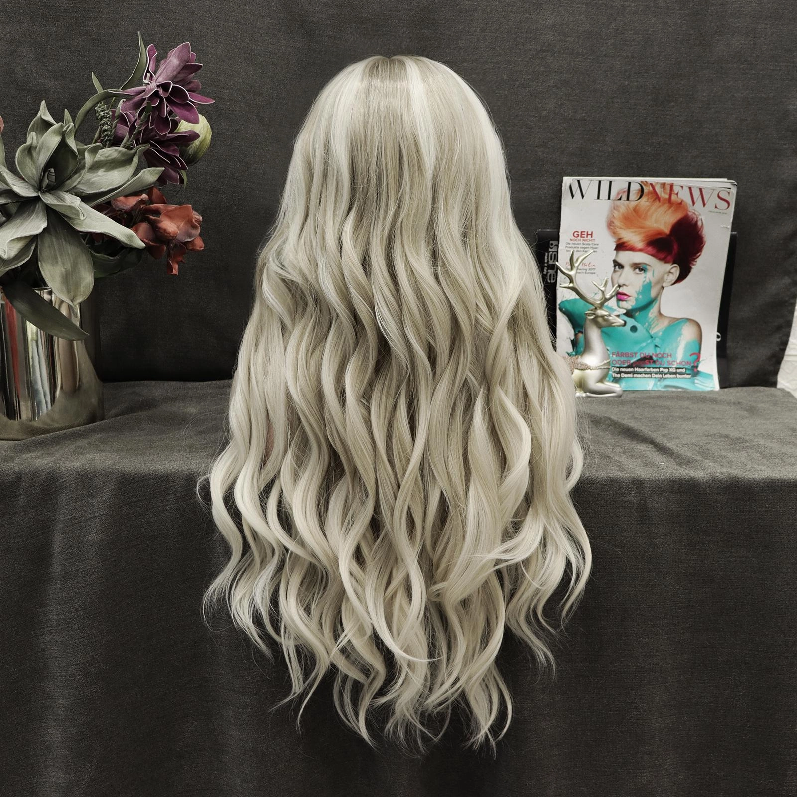 IMstyle Rebecca new ombre color wavy 26 inches dark root T-part lace front TS65-raise-2182