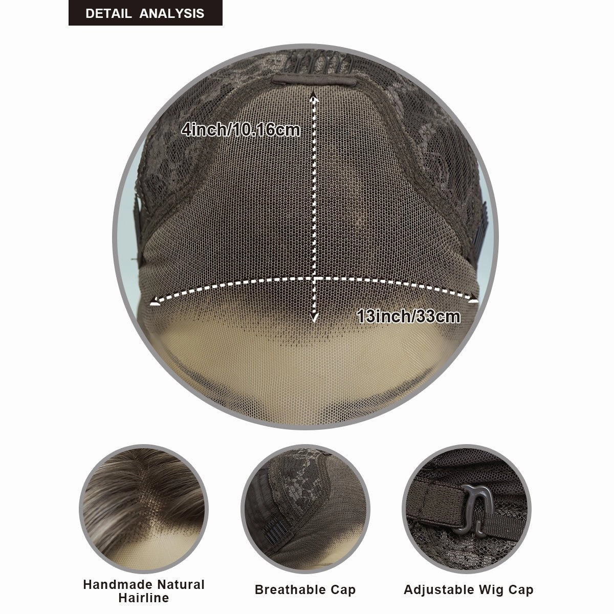 IMstyle Sabrina cool tone blonde with highlight 14inches with layer cut 13*3 free part lace front wigs K141-2183-C13X3