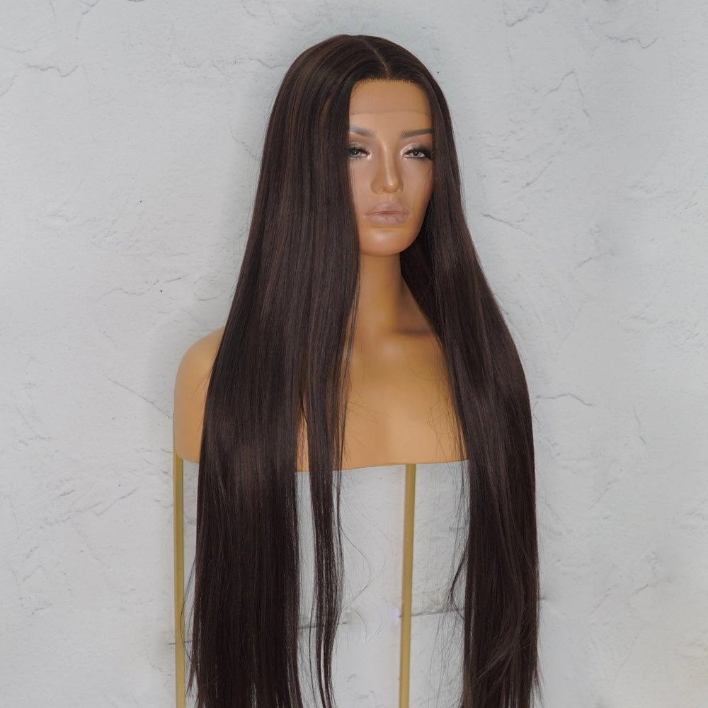 ISABELLE Dark Brown 30" Lace Front Wig