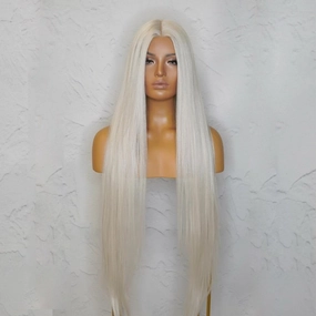 ISABELLE White 30" Lace Front Wig