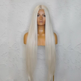 ISABELLE White 30" Lace Front Wig