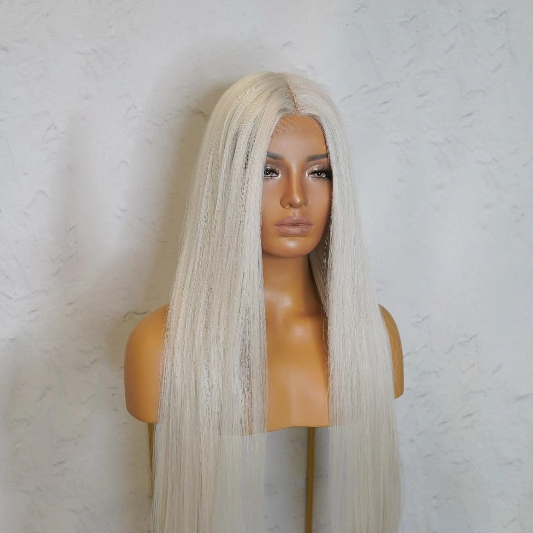 ISABELLE White 30" Lace Front Wig
