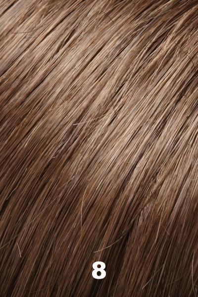 Jon Renau Toppers - EasiPart XL French 8" (#752) - Remy Human Hair