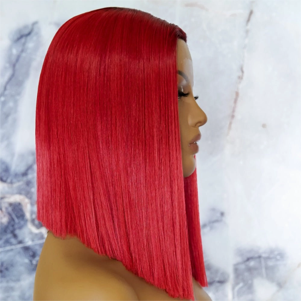 LAURA Red Ombre Lace Front Wig