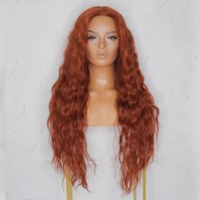 LILY 30" Auburn Lace Front Wig