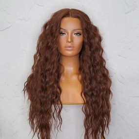LILY 30" Chocolate Brown Lace Front Wig