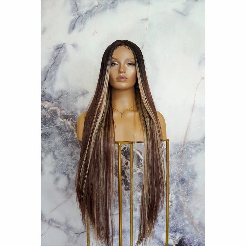 MEGAN MOCHA 30" Lace Front Wig