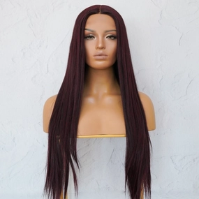 MICHELLE Burgundy Lace Front Wig