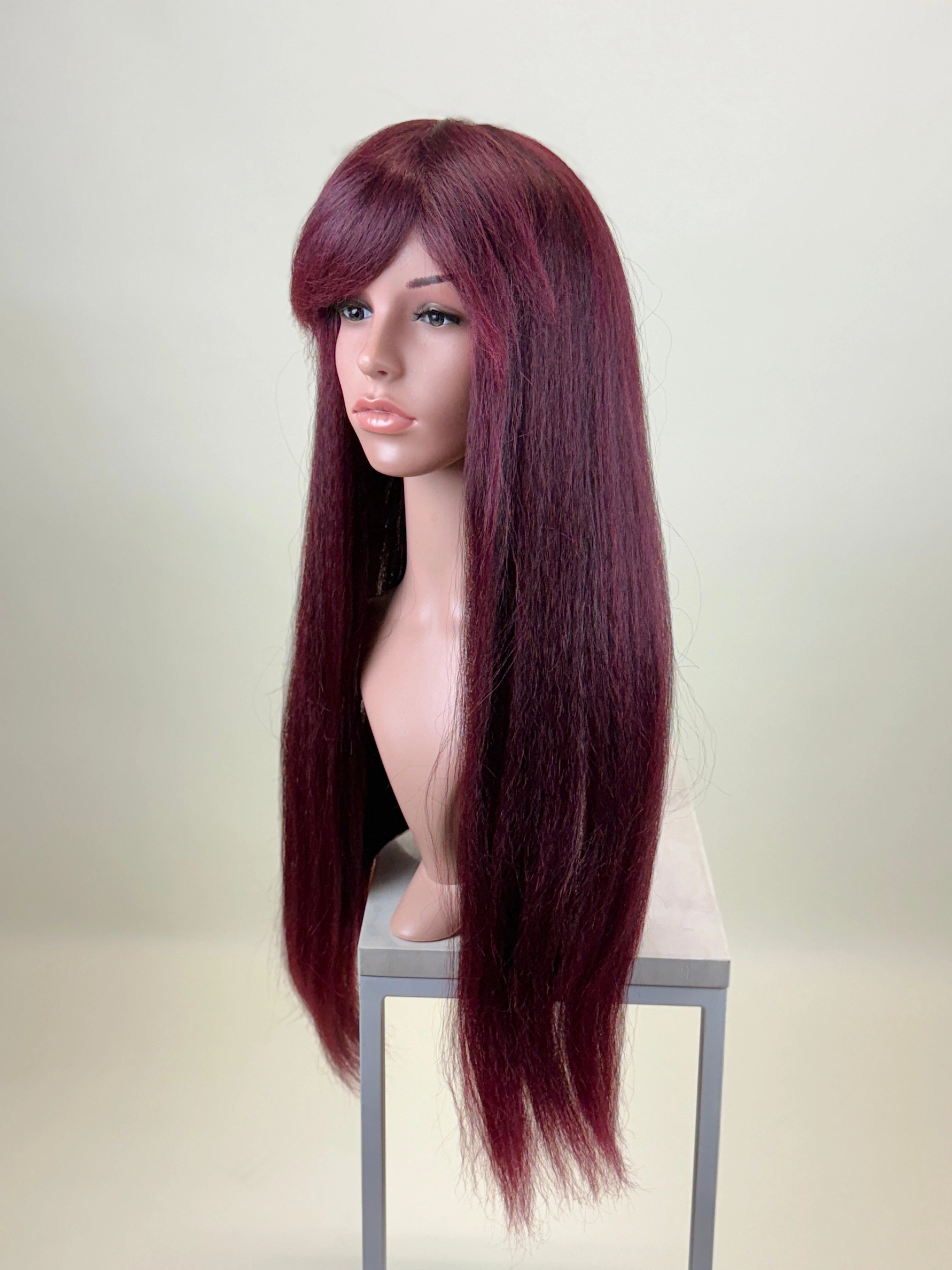 Myra Burgundy Blend - Pre Textured Wig