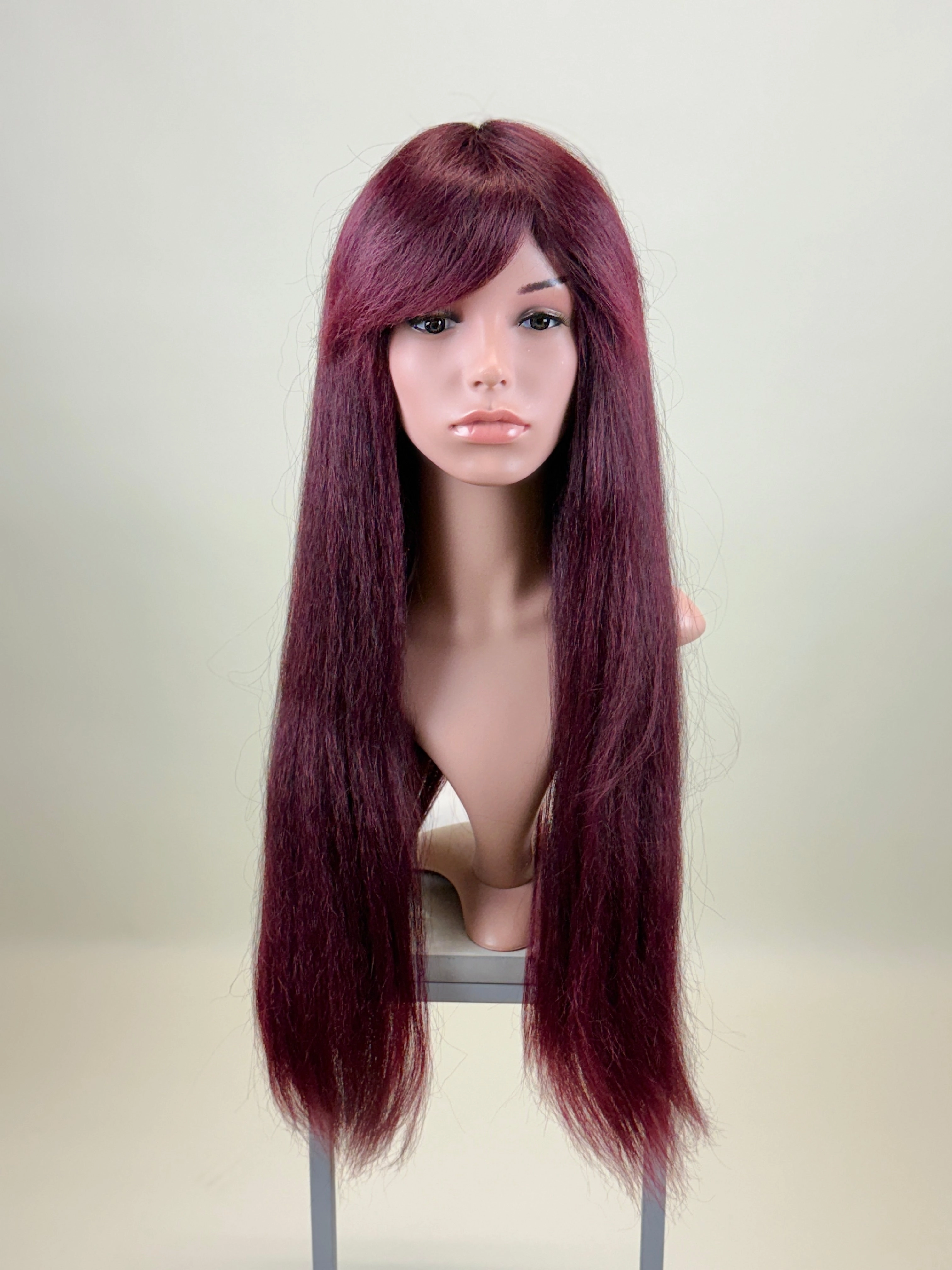 Myra Burgundy Blend - Pre Textured Wig