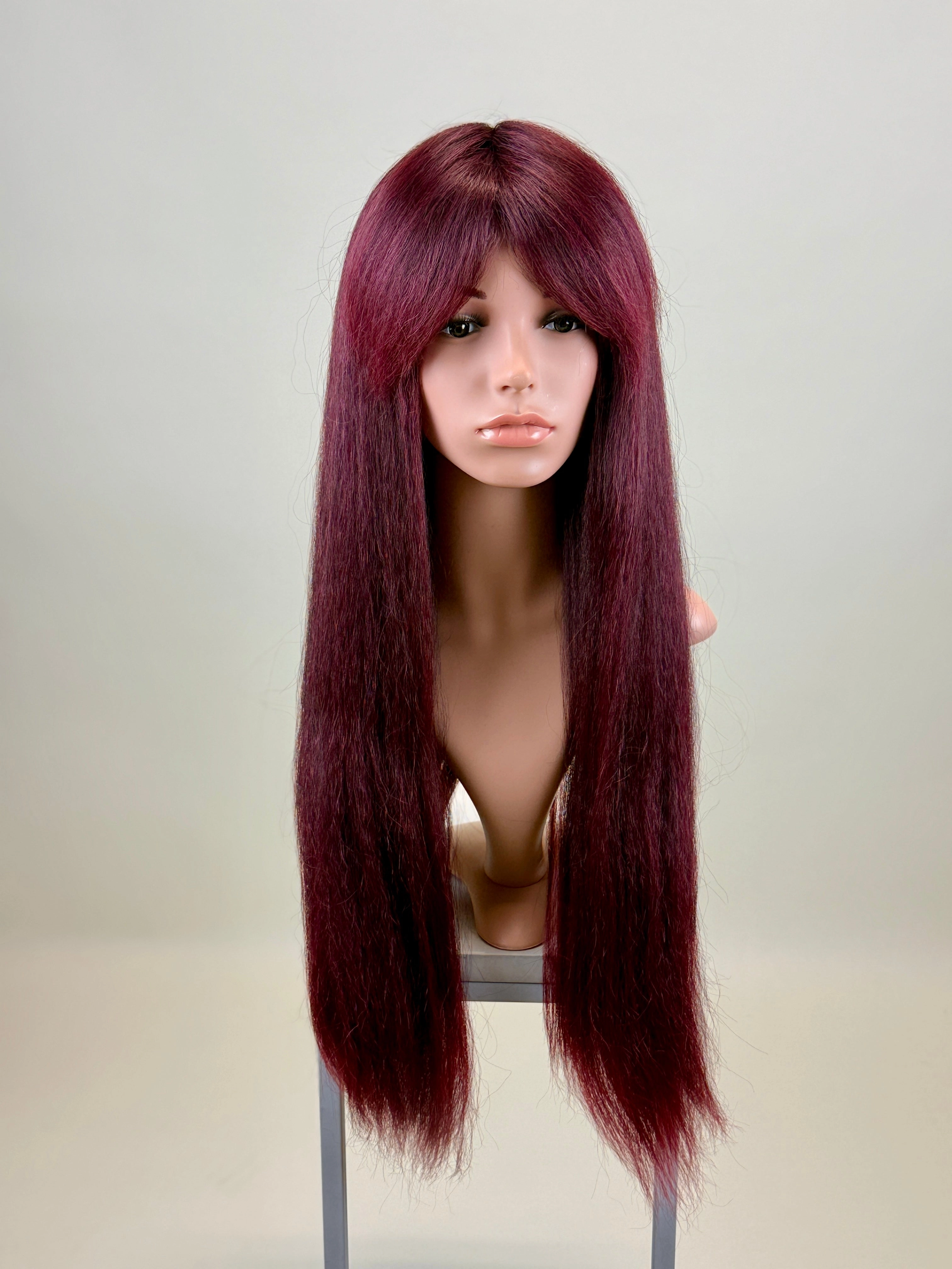 Myra Burgundy Blend - Pre Textured Wig