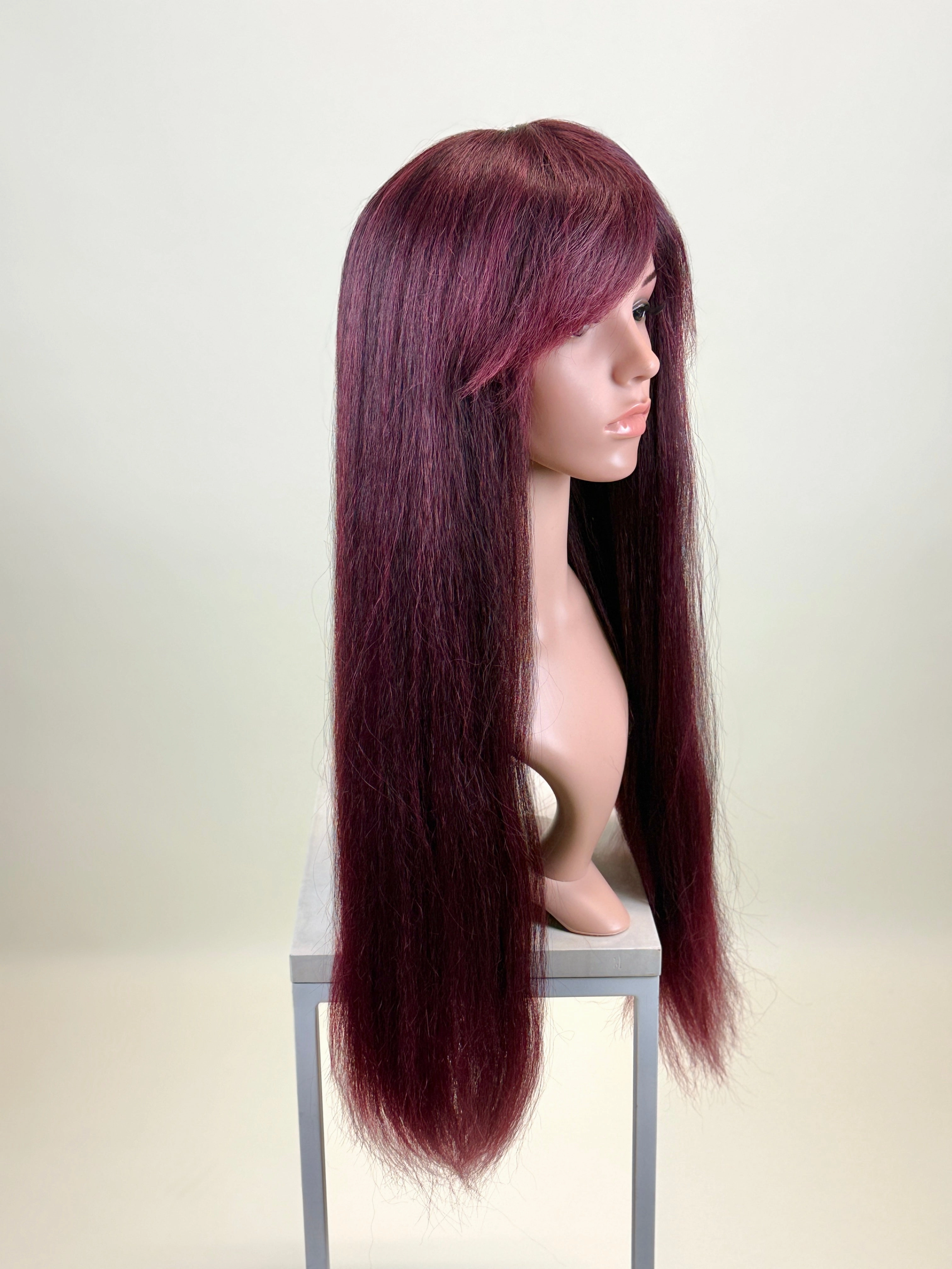 Myra Burgundy Blend - Pre Textured Wig