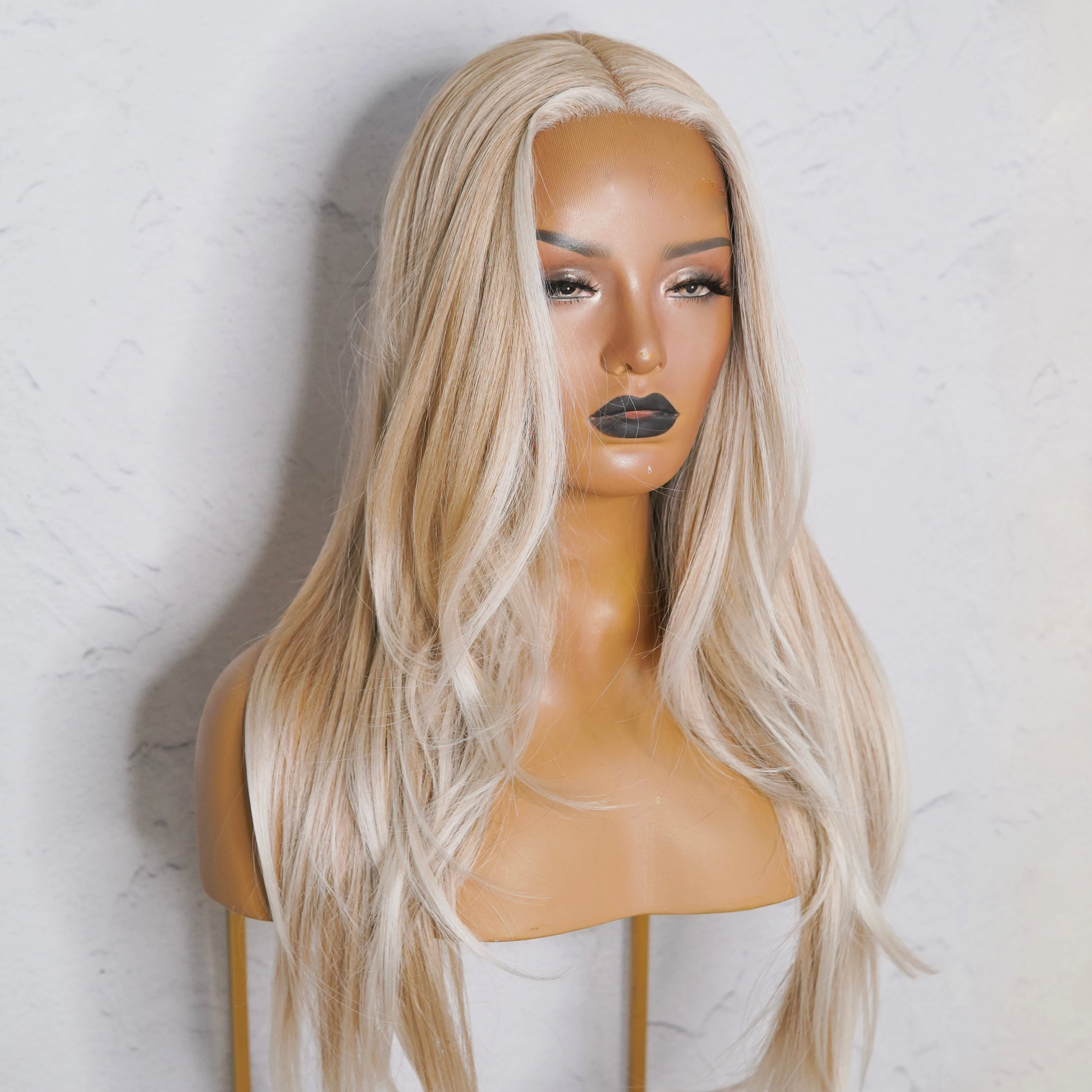 NATALIA Frosted Blonde Lace Front Wig