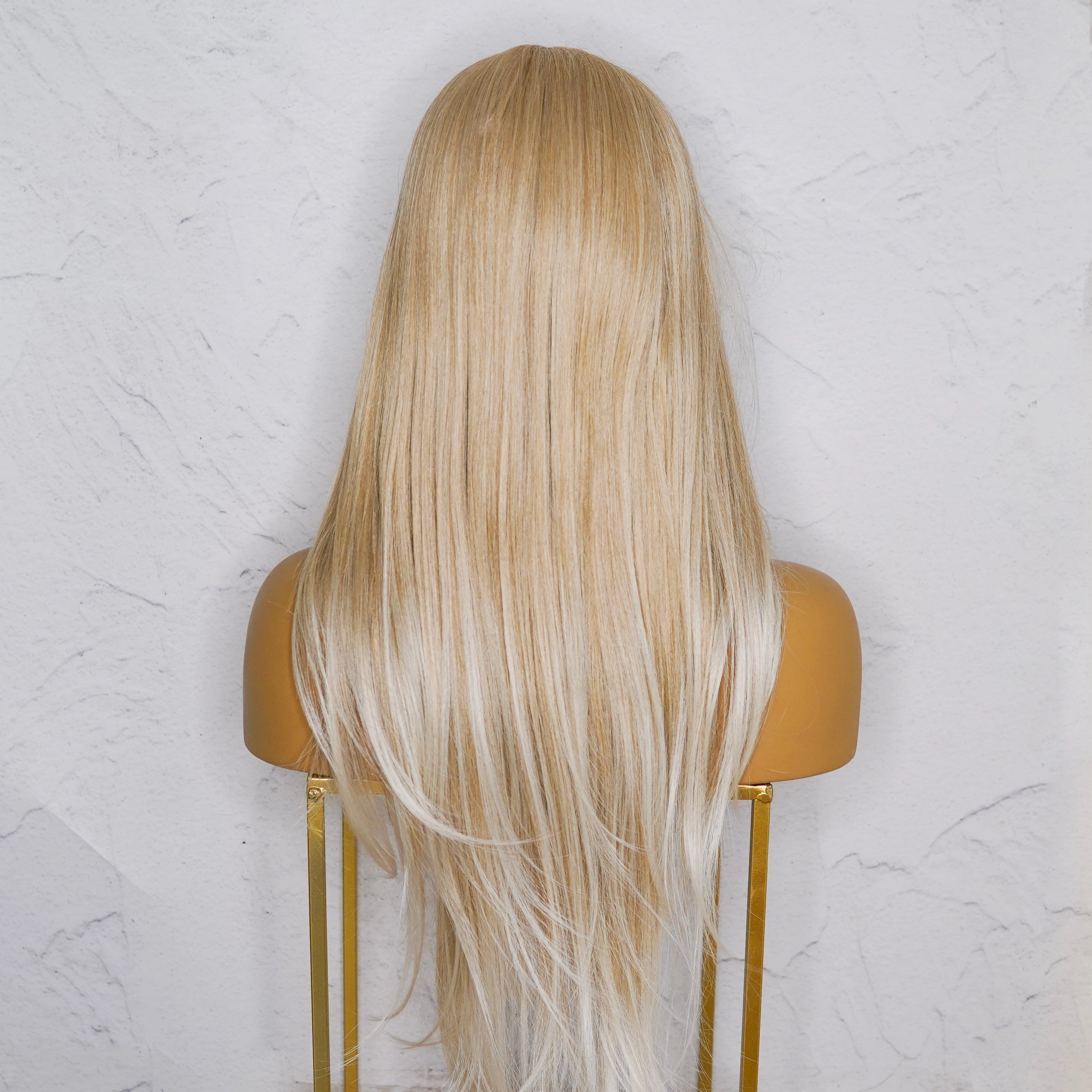 NATALIA Frosted Blonde Lace Front Wig
