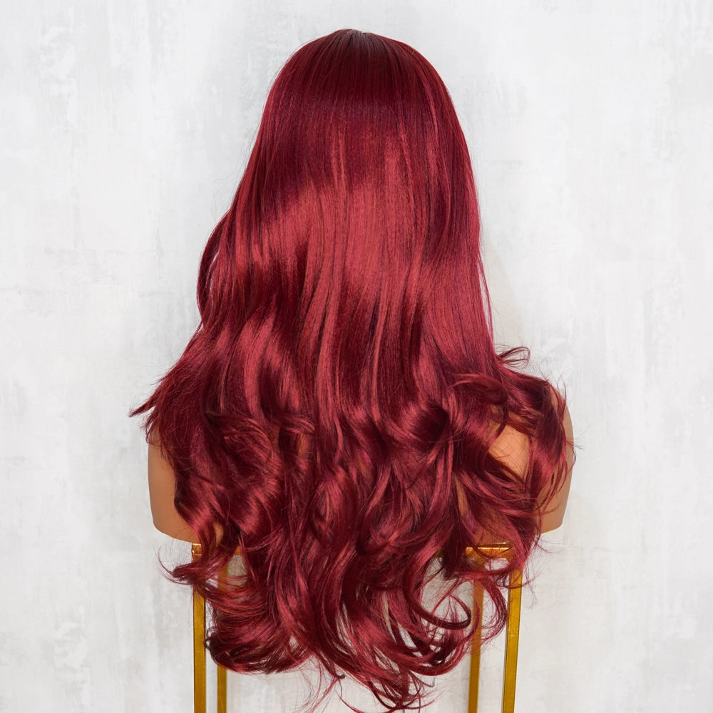 NOVA Red Burgunday 13x6 Lace Front Wig