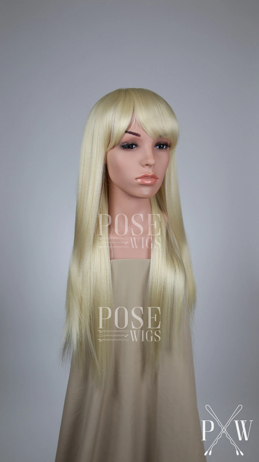 Oasis Bleach Blonde - Hard Front Wig