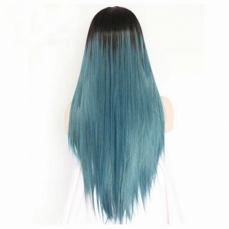 Ocean Girl Ombre Straight 24" Lace Front Wig