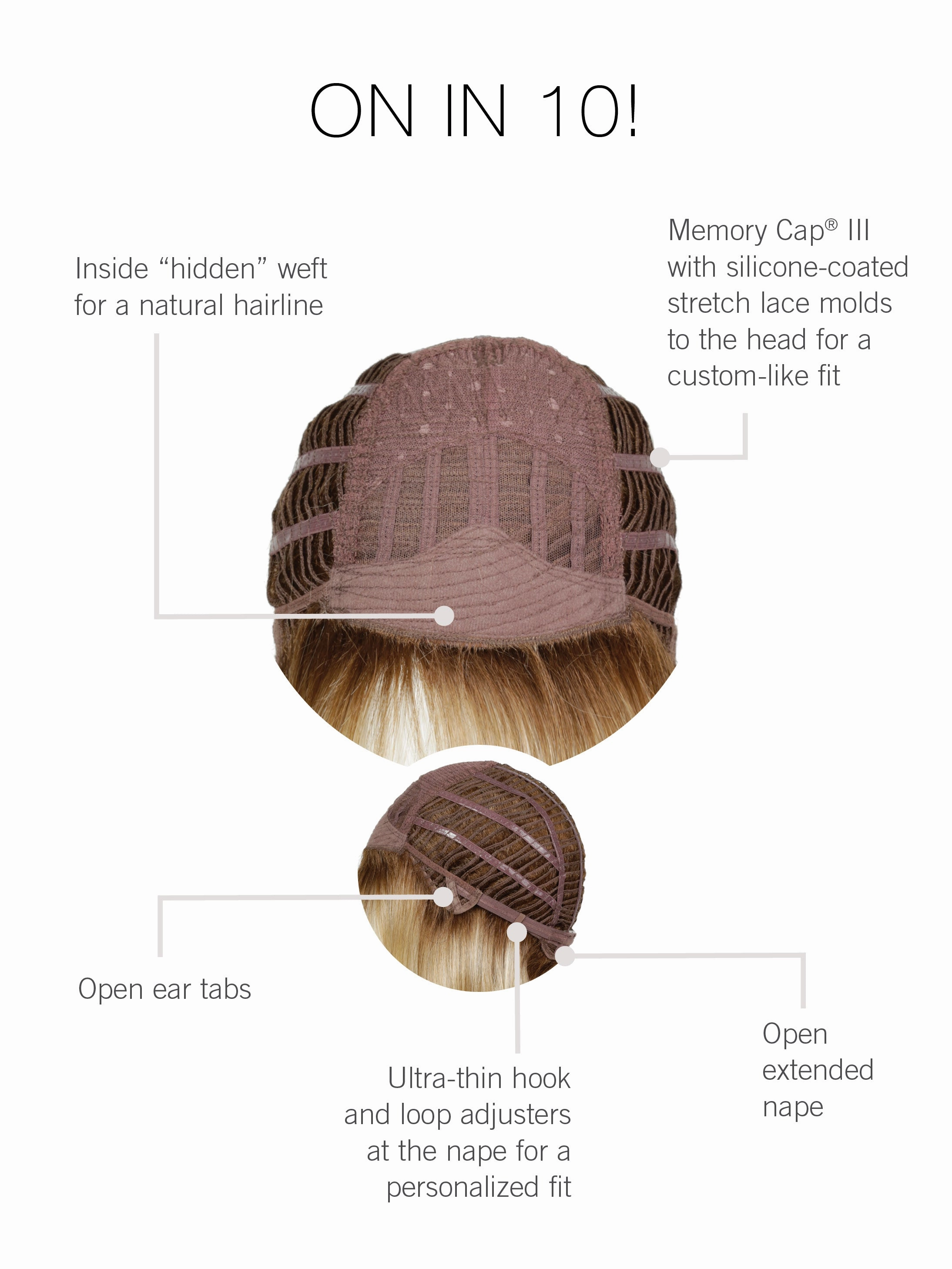 On In 10! Wig by Raquel Welch | Heat Friendly Synthetic