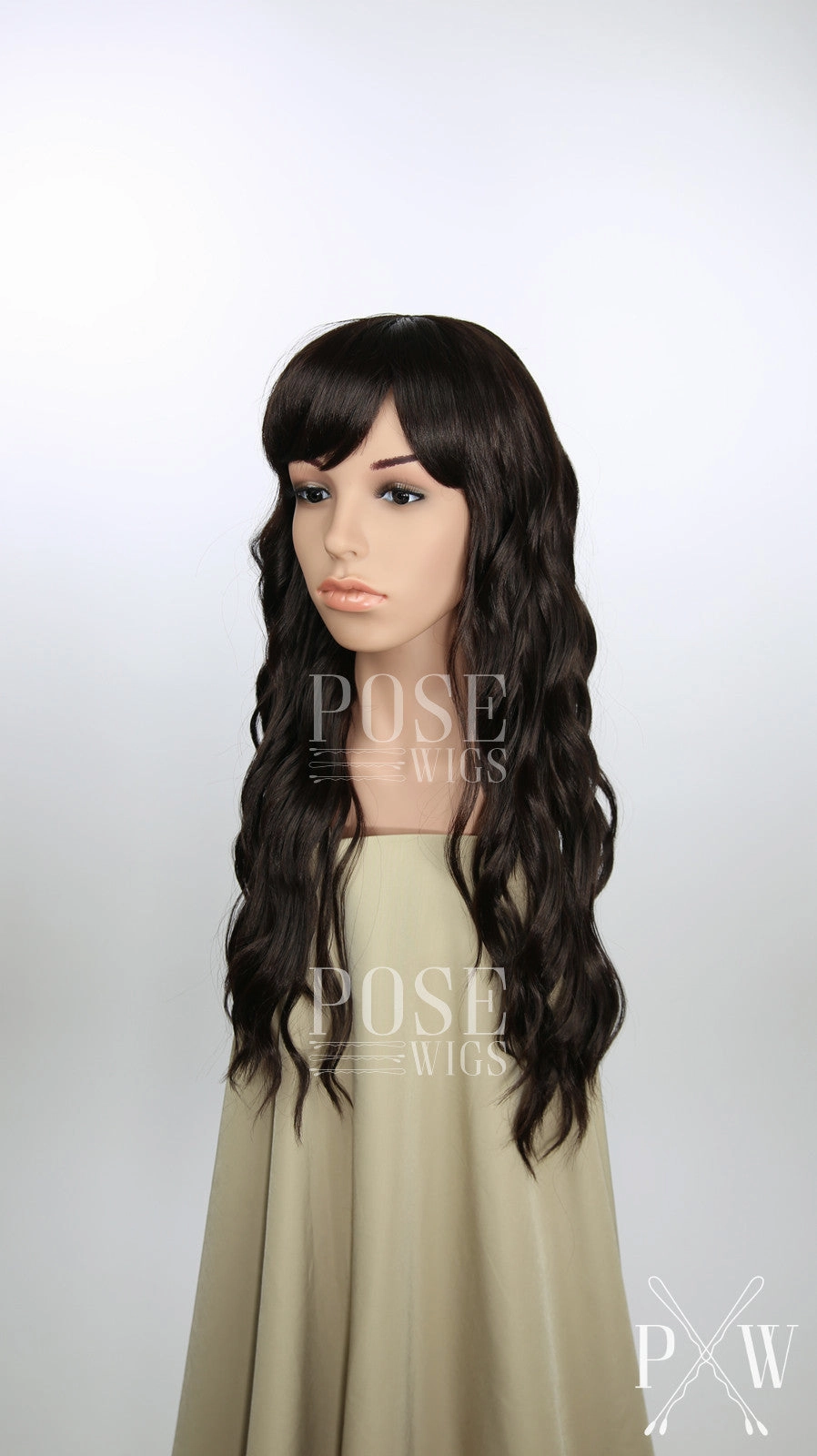 Ophelia Dark Chocolate - Hard Front Wig