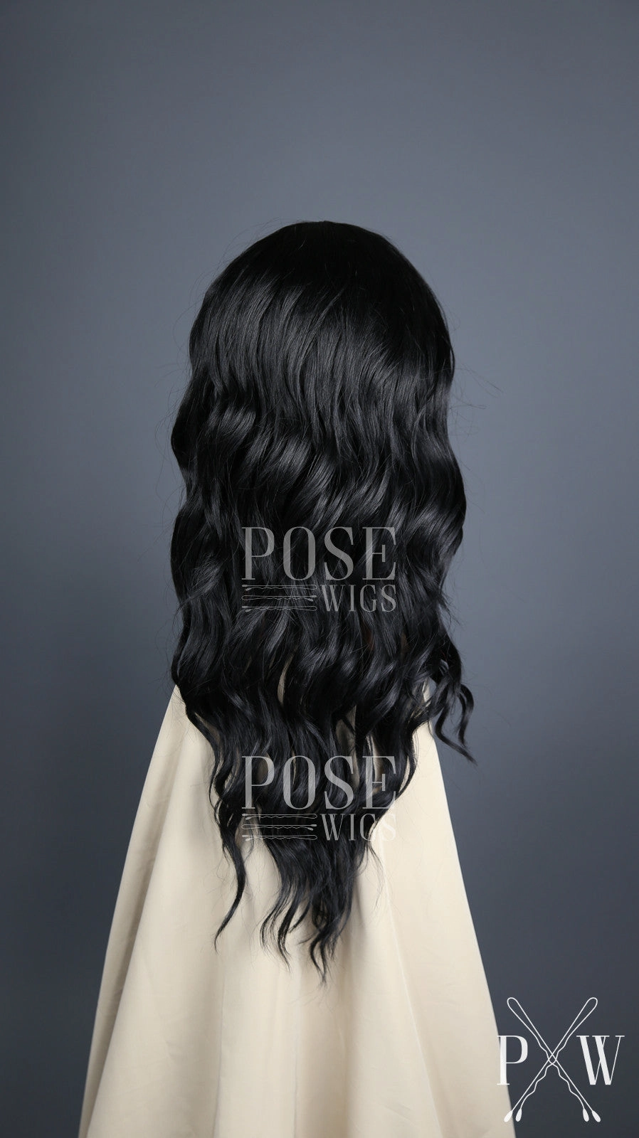 Ophelia Midnight Black - Hard Front Wig