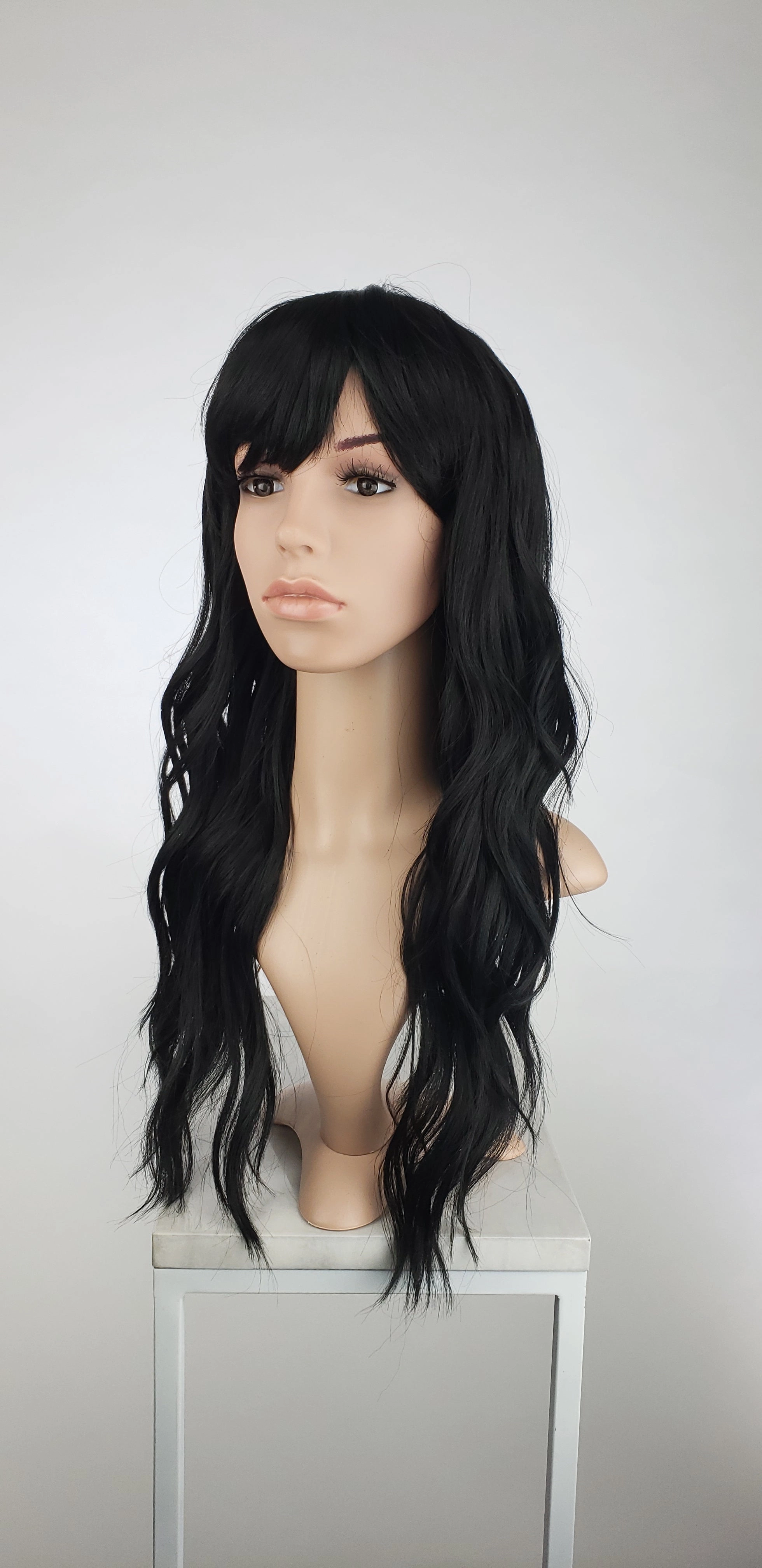 Ophelia Midnight Black - Hard Front Wig