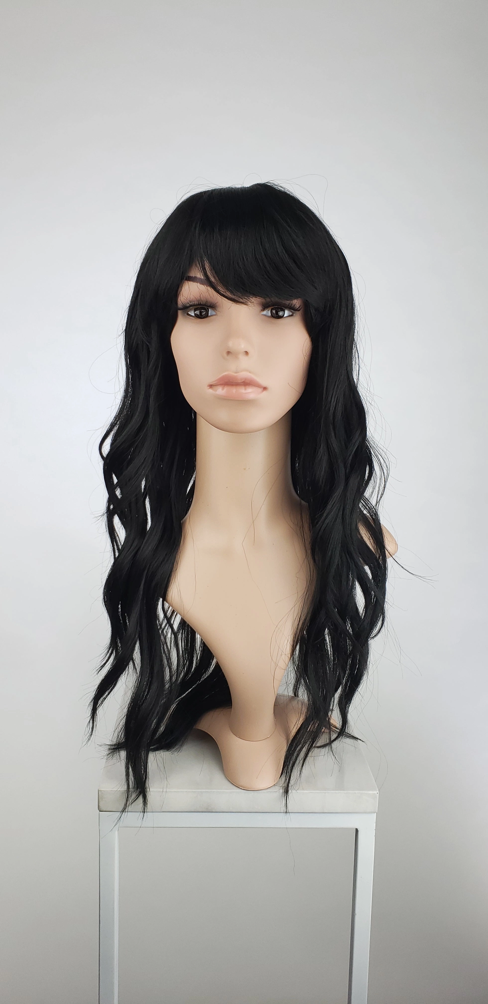 Ophelia Midnight Black - Hard Front Wig