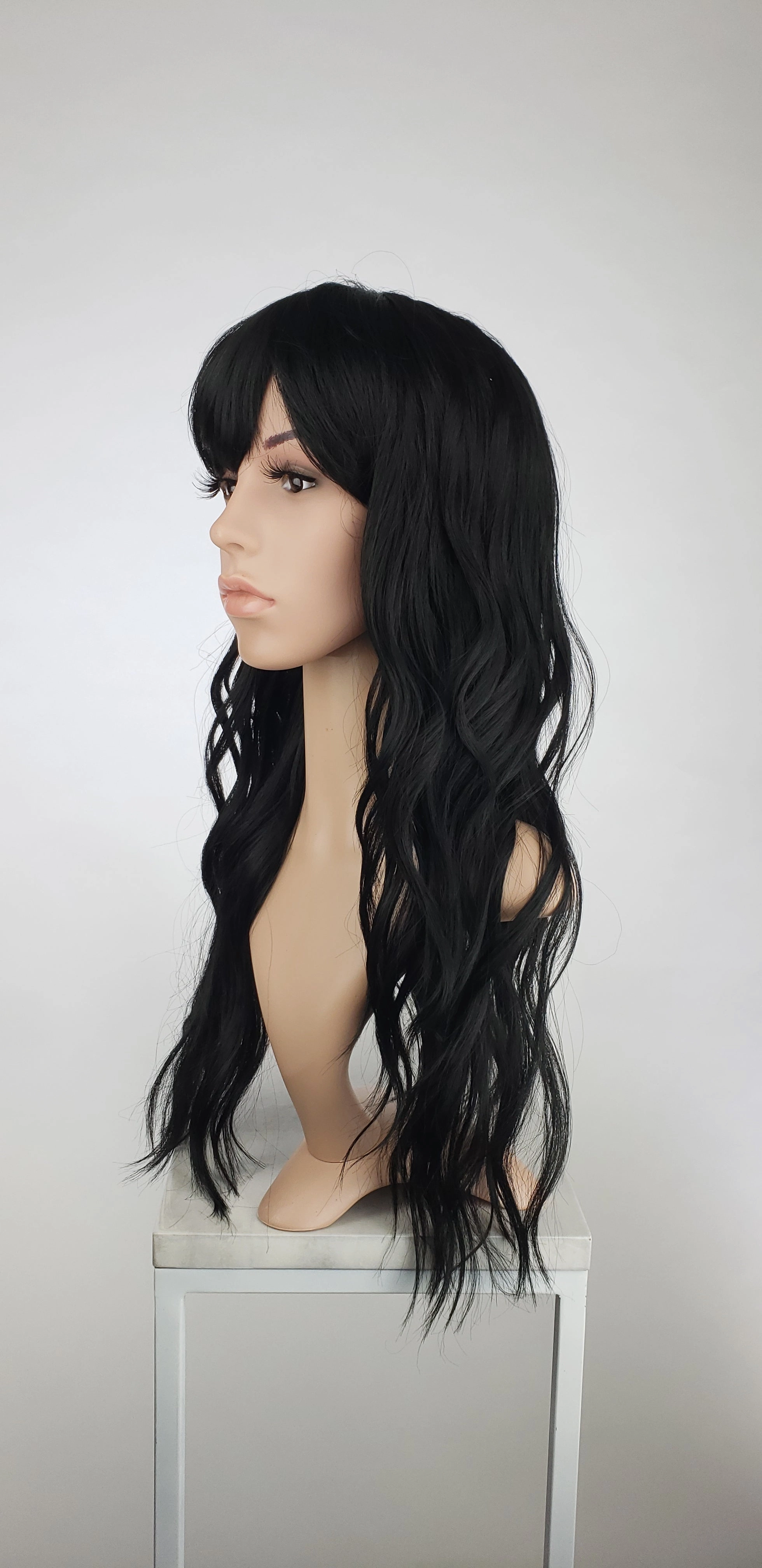Ophelia Midnight Black - Hard Front Wig