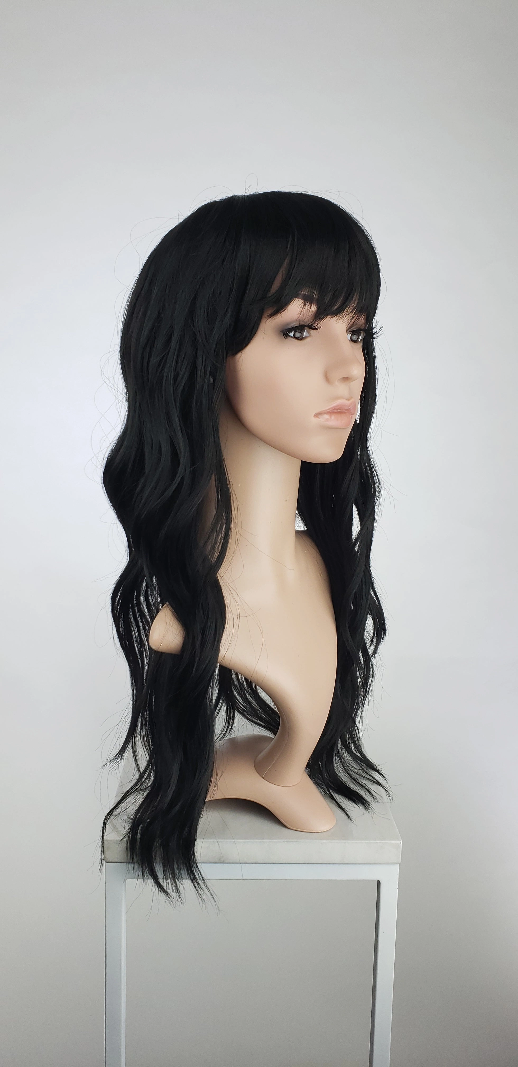 Ophelia Midnight Black - Hard Front Wig