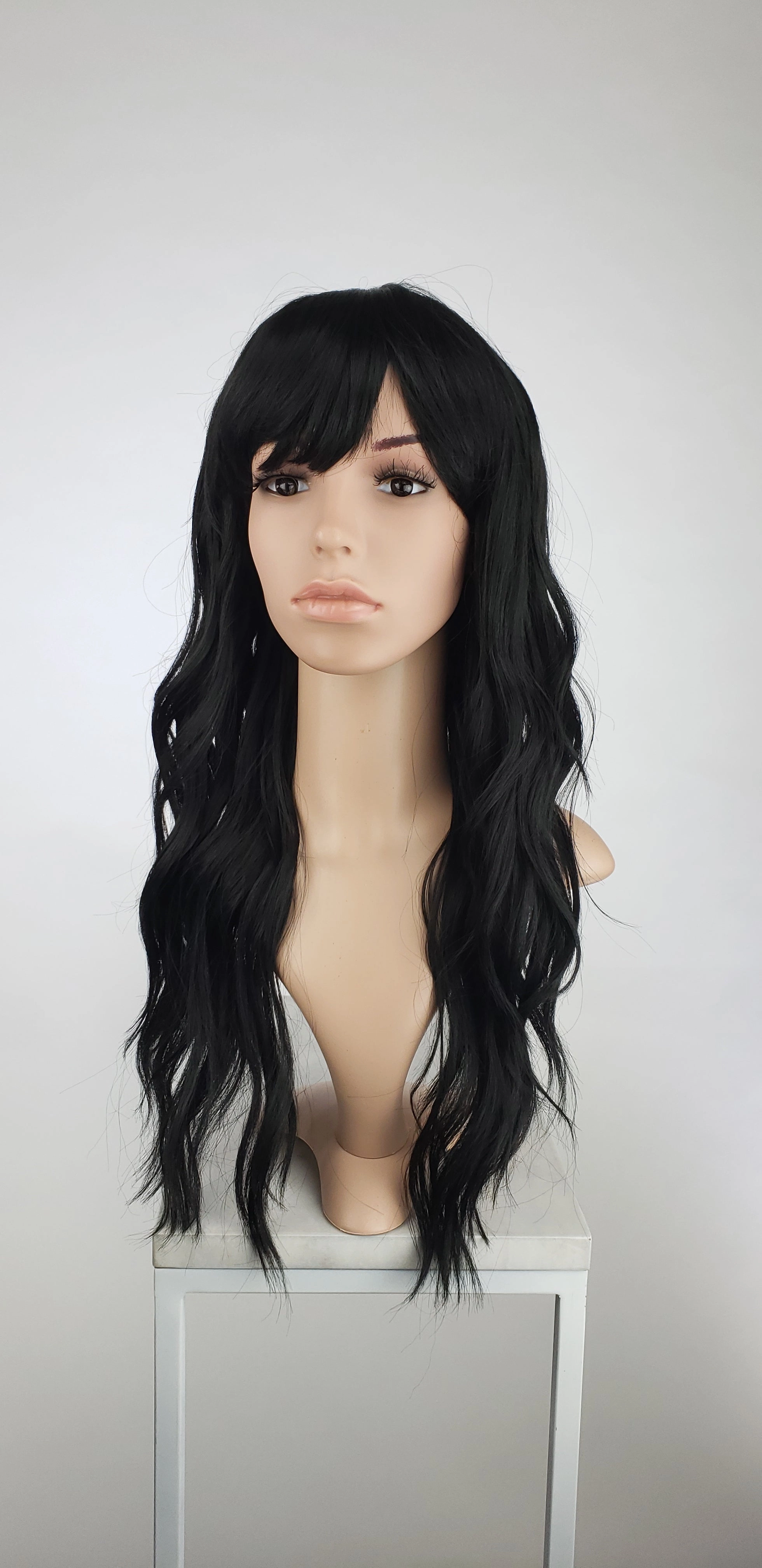 Ophelia Midnight Black - Hard Front Wig