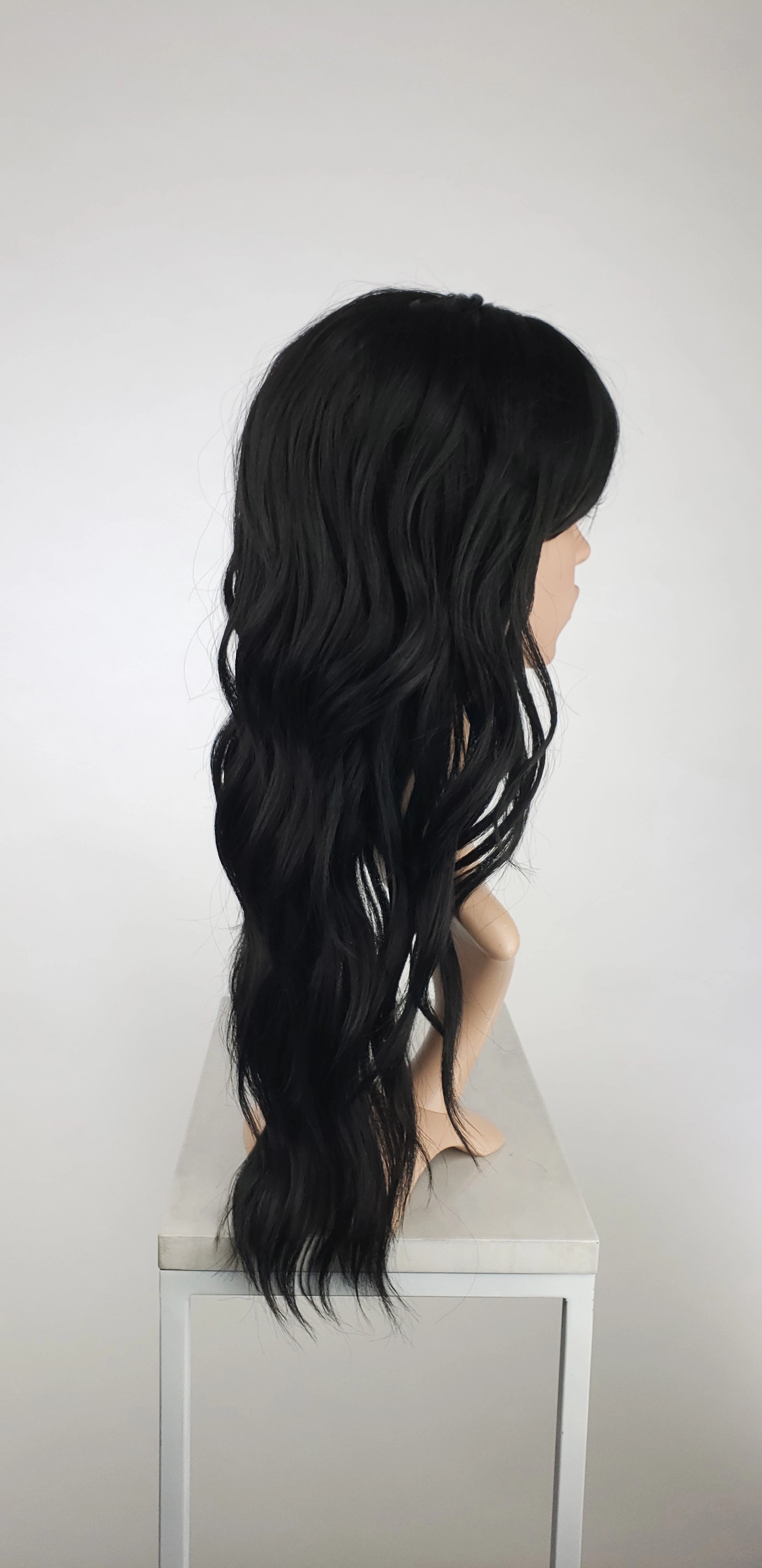 Ophelia Midnight Black - Hard Front Wig