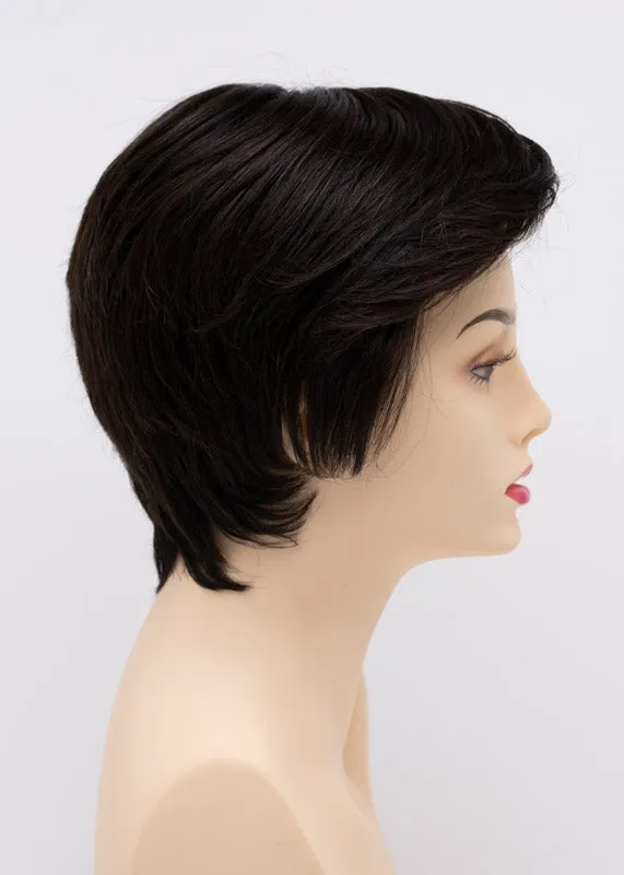 Paula Wig by Envy | Human Hair/Heat Friendly Synthetic Blend Hair | Average Cap