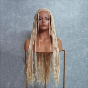 PHOENIX Ice Blonde Braided 26" Lace Front Wig