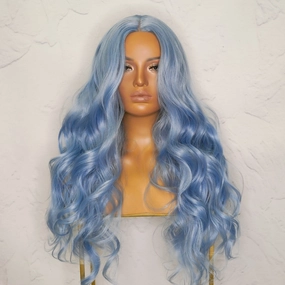 POLLY Blue 30" Lace Front Wig