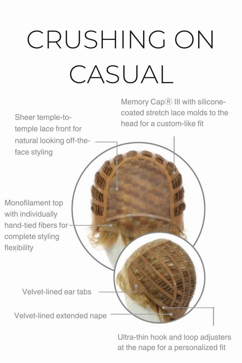 Raquel Welch Wigs - Crushing on Casual