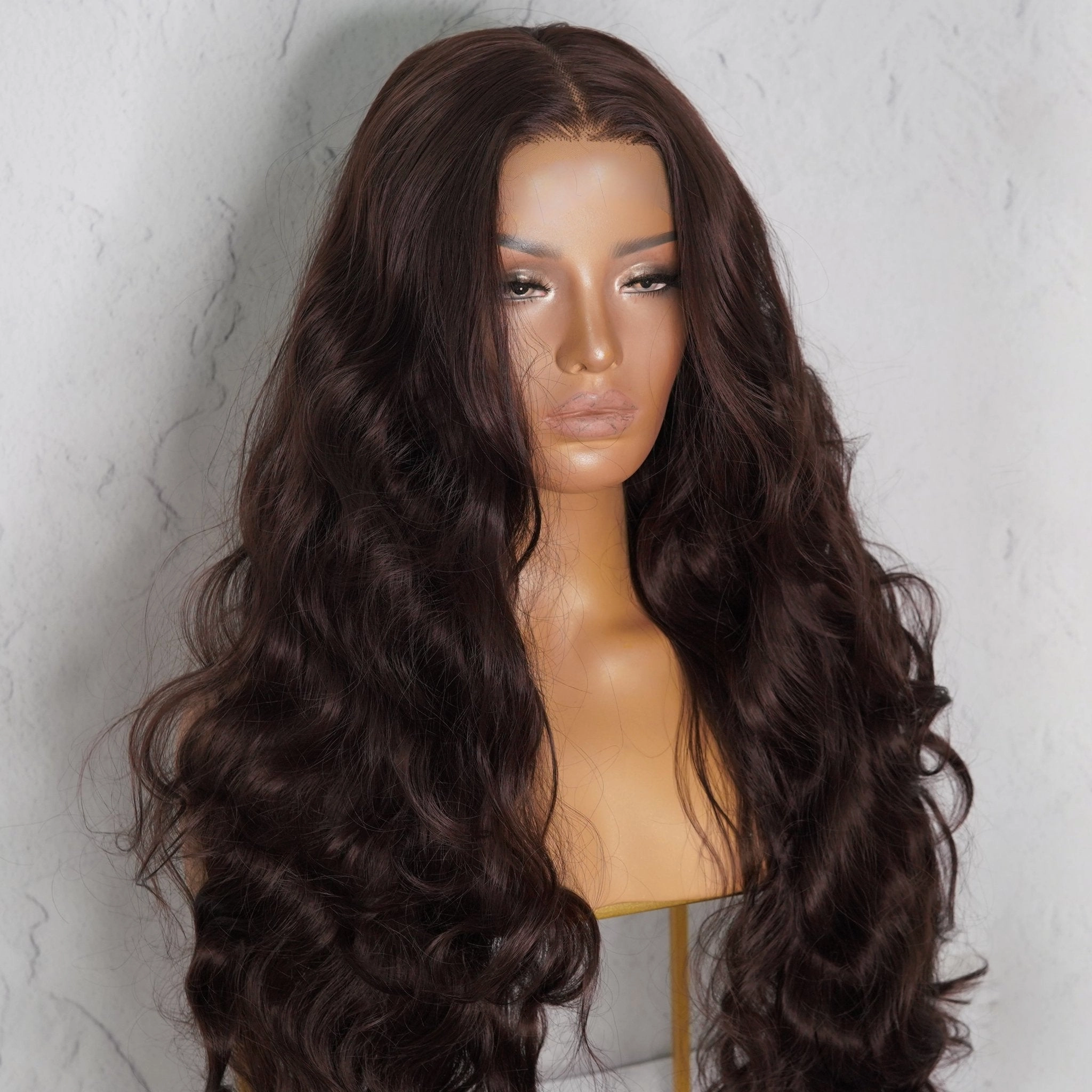 RIMA Dark Brown Lace Front Wig