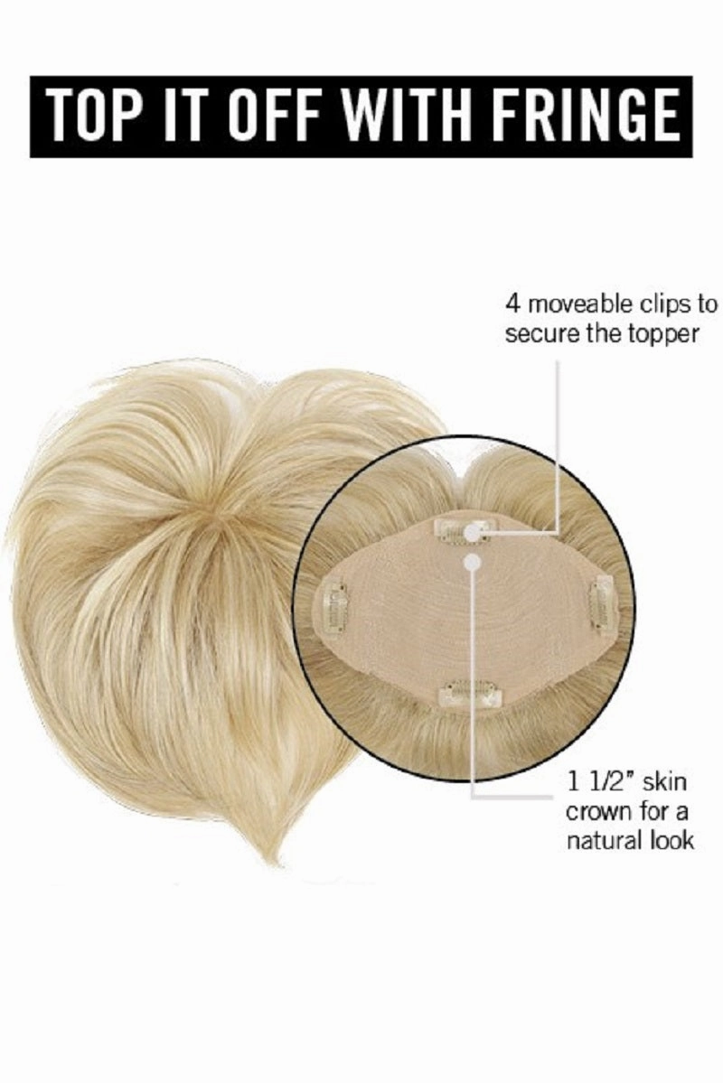 Sale - Hairdo Wigs Toppers - Top It Off with Fringe - Color: Rooted Golden Wheat (SS14/88)