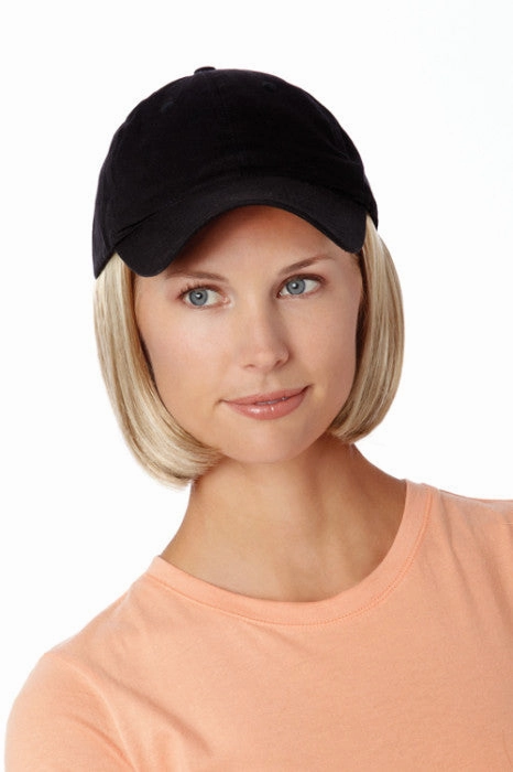 Sale - Henry Margu Wigs_ & Hat - Shorty Hat Black (#8225) - Color: 12AH
