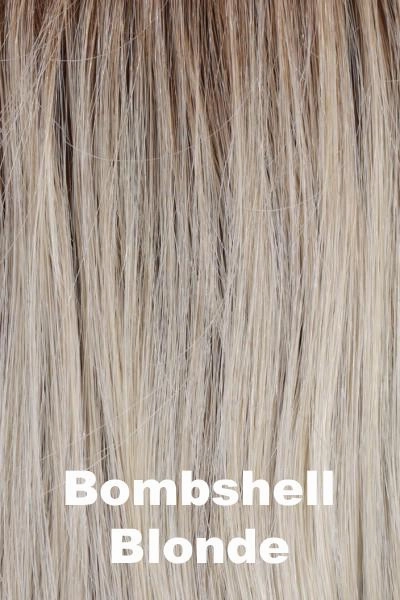 Sale - XBC - Belle Tress Toppers - Lace Front Mono Topper Volume 6" (#7010) - Color: Bombshell Blonde
