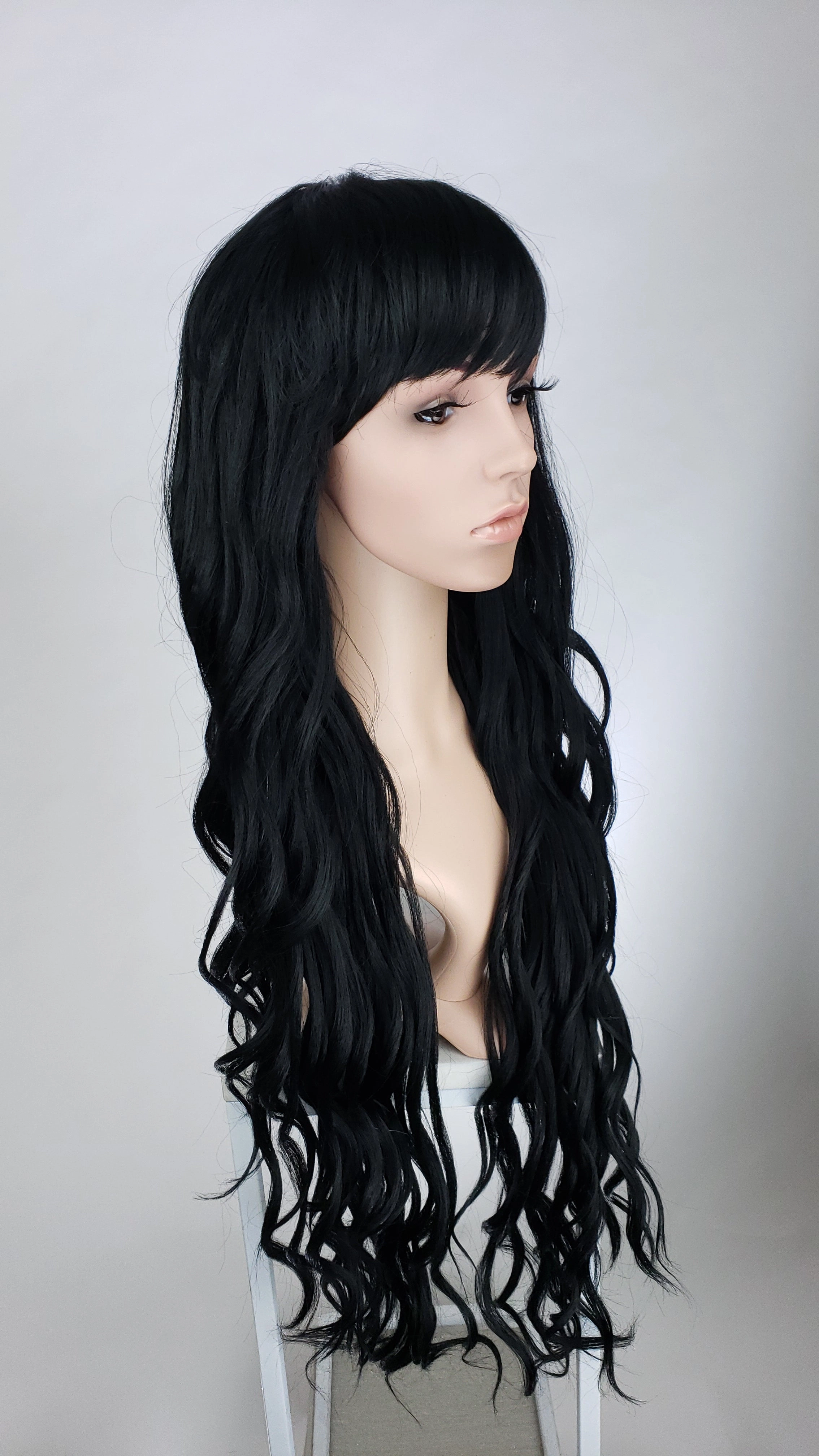 Sapphire Midnight Black - Hard Front Wig