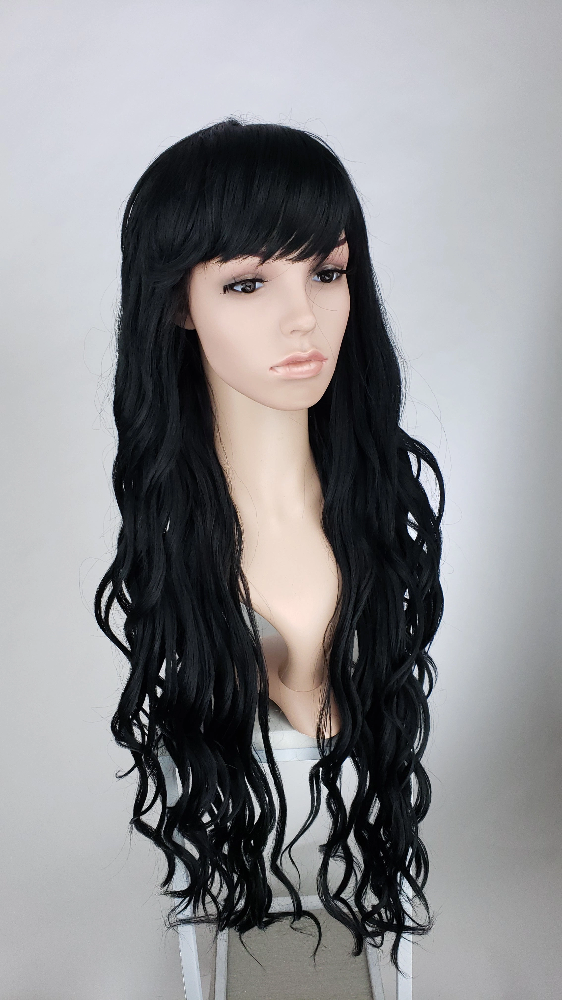 Sapphire Midnight Black - Hard Front Wig