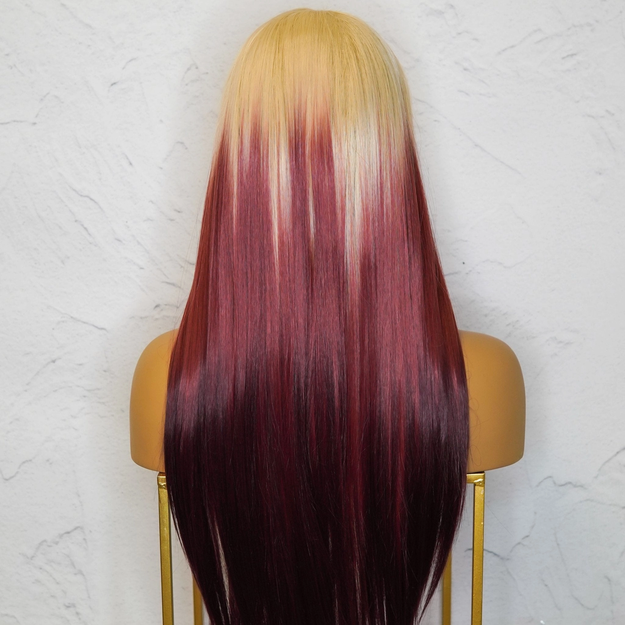 SARAH Wine Lace Front Wig