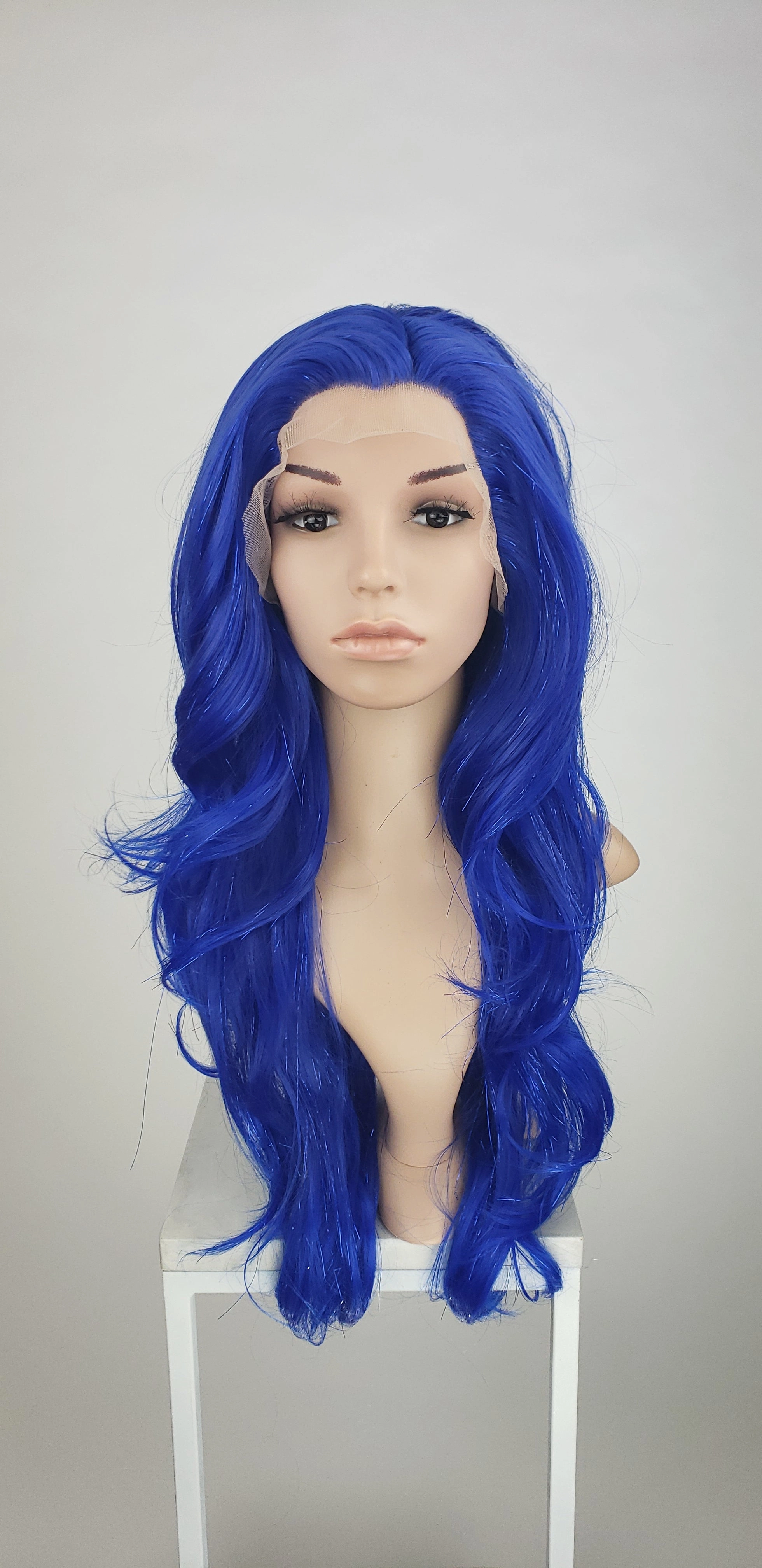 Serenity Crystal Blue Tinsel - Made To Order Only