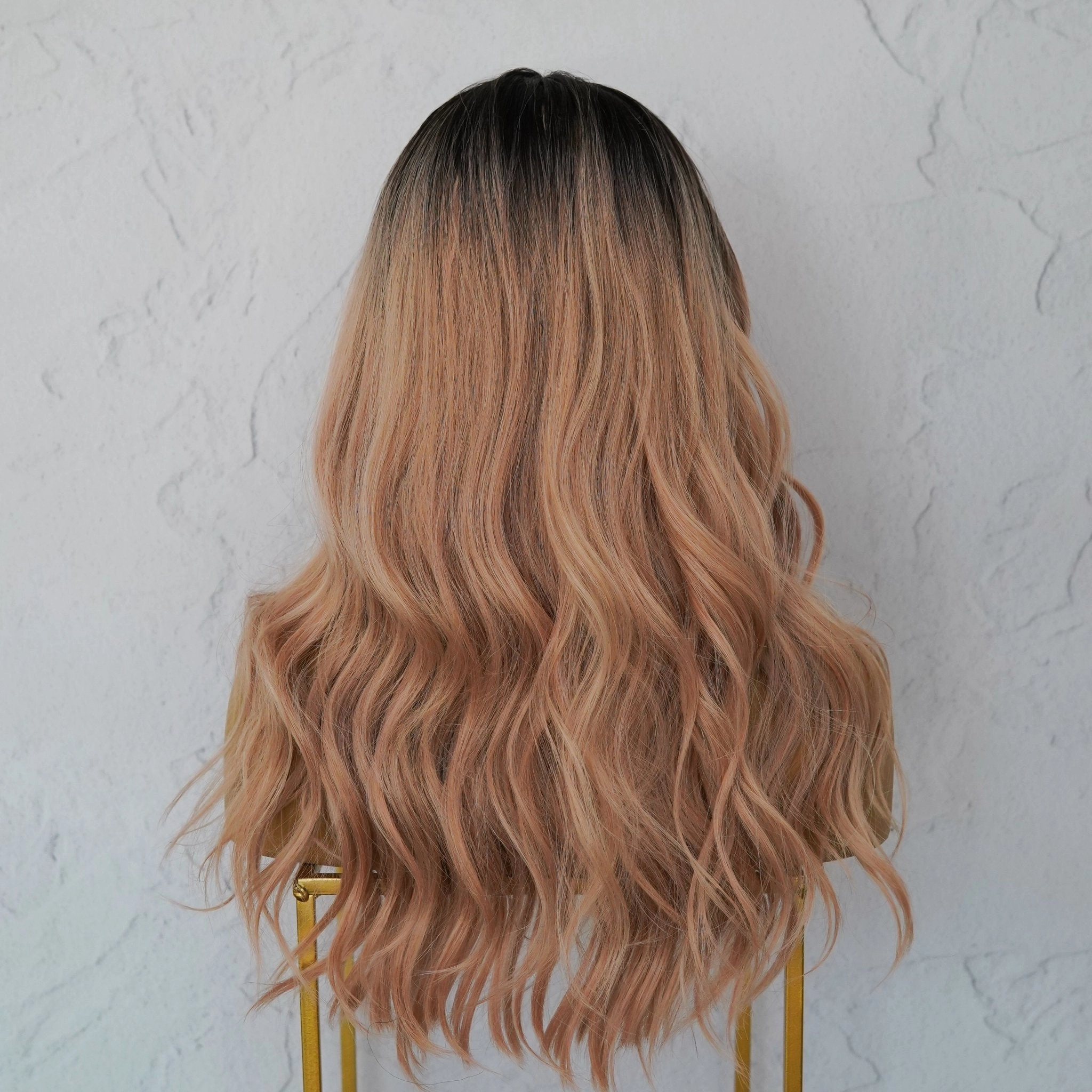 SIERA Ombre Dusty Pink Lace Front Wig
