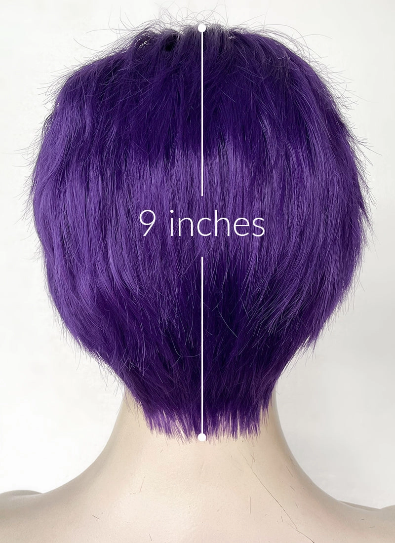 Star Wars Ahsoka Sabine Wren Purple Straight Lace Front Synthetic Wig LF6030