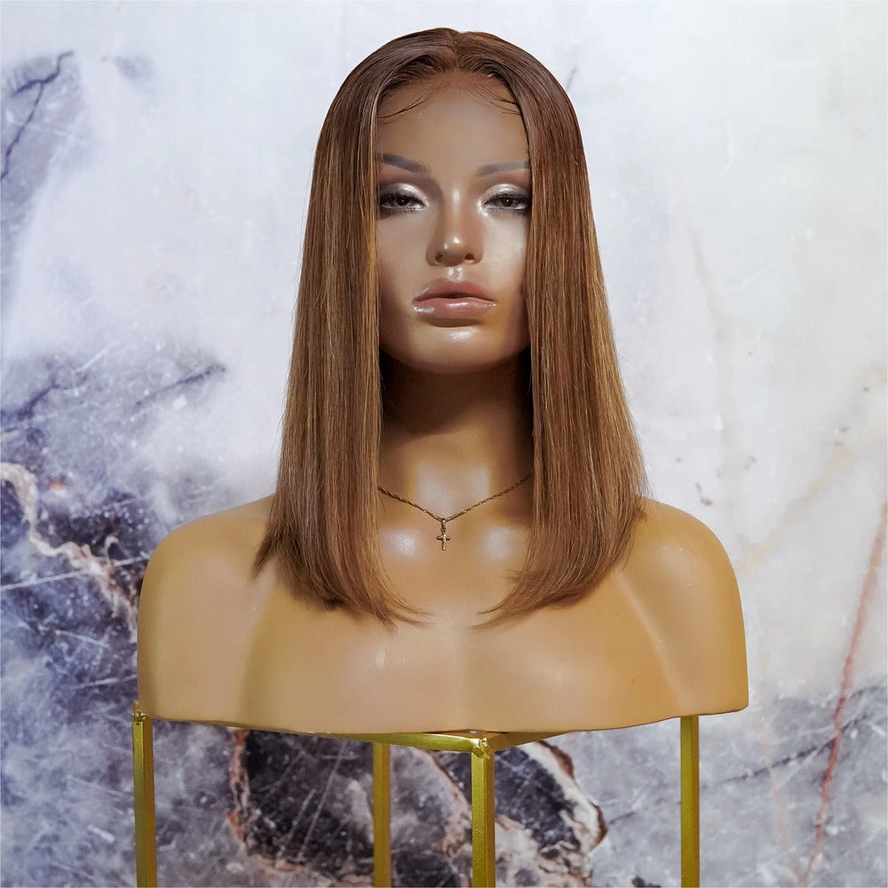 TAMARA BROWN 16" Human Hair Lace Front Wig