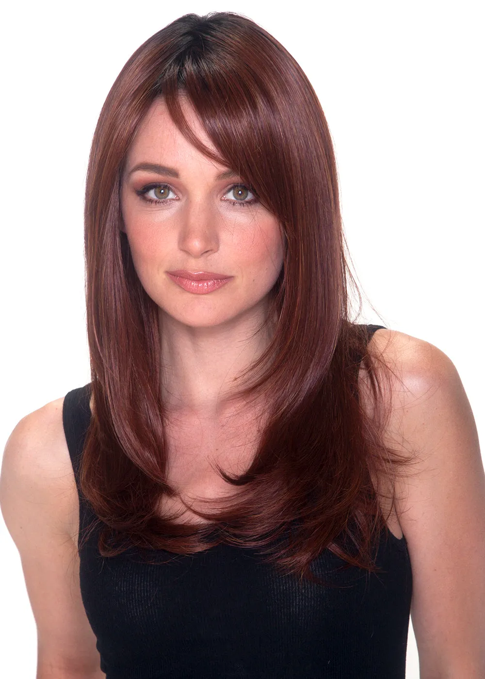 Tea Leaf Layer HT Wig by Belle Tress | Heat Friendly Synthetic Hair | Average Cap