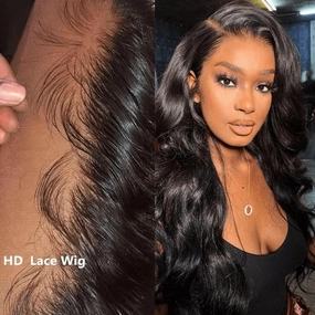 Tuneful 134 Undetectable HD Lace Full Frontal Wigs 5x5 HD Lace Raw Virgin Hair Body Wave Wigs